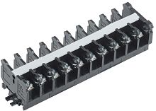 Блок зажимов наборный БЗН TK-060 10мм2 60А на DIN-рейку 10 пар | код YZN43-10-010-K02 | IEK